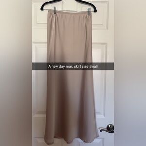 A New Day Women's satin  Maxi Skirt